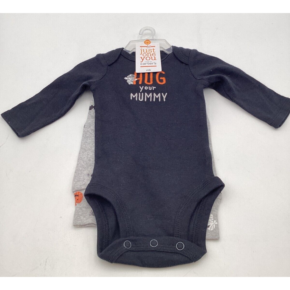 Carters Just One You Halloween 2 Pc Outfit Newborn “Hug Your Mummy”. NEW